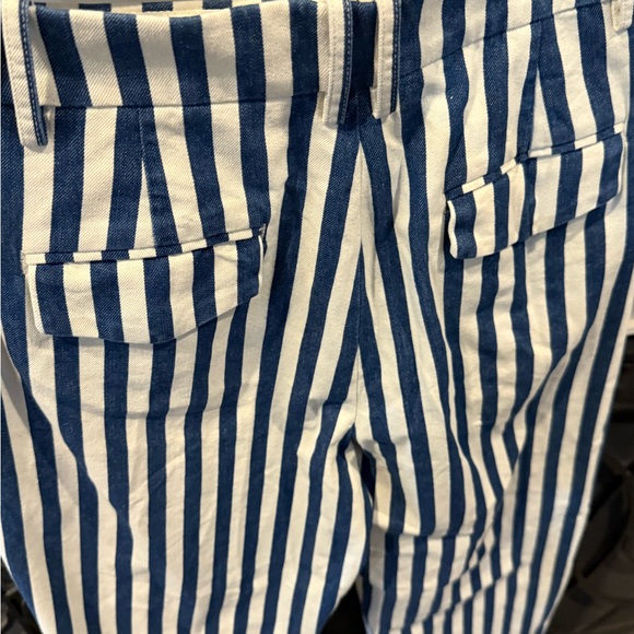 Blue and White Striped Pants - Picture 4 of 5